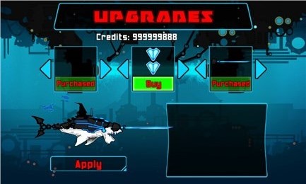 狂暴机械鲨鱼无限道具版app官方正版_狂暴机械鲨鱼无限道具版单机版下载