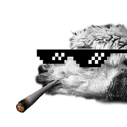 Thug life photo sticke
