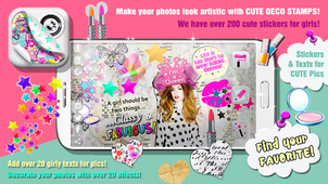 逗人喜爱照片Cute Photo Booth Girls Stickers官方正版免费_逗人喜爱照片Cute Photo Booth Girls Stickers安卓版