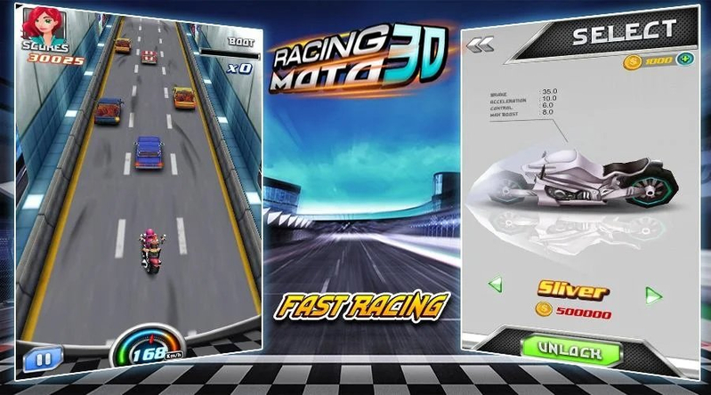 Racing Moto 3D(摩托赛车3D)免费版游戏_Racing Moto 3D(摩托赛车3D)安卓版下载