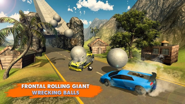Chained Cars Rolling Ball Crash(滚动链球碰撞)下载官方版_Chained Cars Rolling Ball Crash(滚动链球碰撞)官方正版