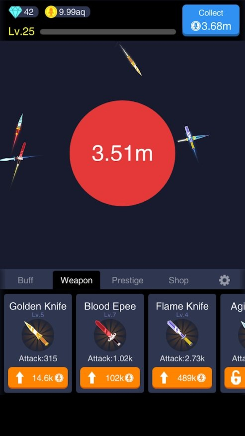 Idle Knife(放置之刃)正版手机版_Idle Knife(放置之刃)游戏下载