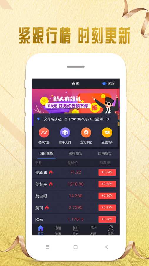 黄金期货交易官方版_黄金期货交易APP安装下载