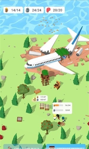 Idle Plane Crash Survival(岛屿建设者)全新2025版_Idle Plane Crash Survival(岛屿建设者)最新版2025下载