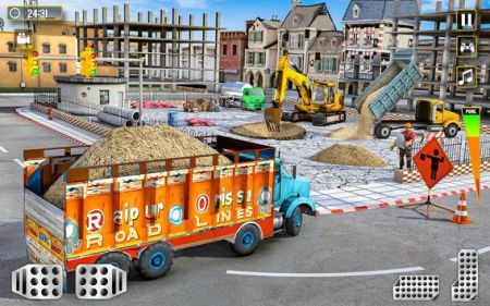 货运卡车停车truck