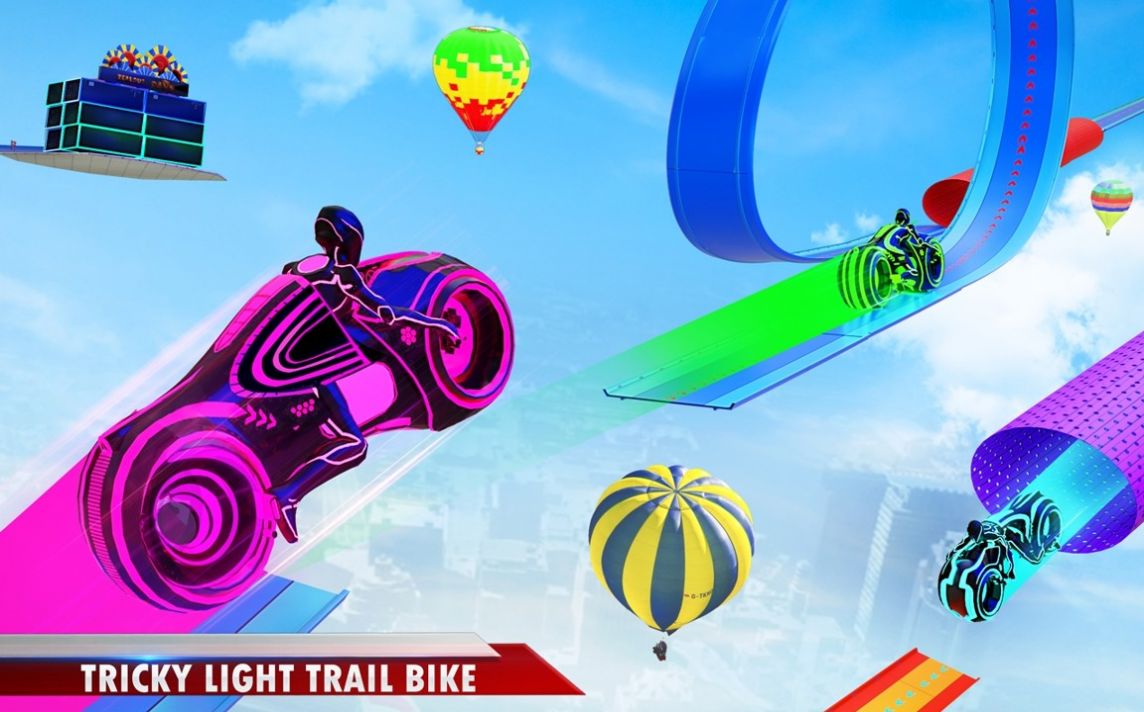 超级坡道摩托车(Light Bike Stunt)正版免费下载_超级坡道摩托车(Light Bike Stunt)安卓App