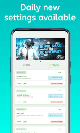 雷蛇pubg画质修改工具(Razer  GFX  Tool  Free)